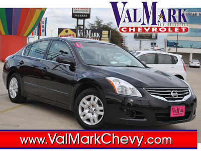 nissan altima 2011 black sedan 2 5 s gasoline 4 cylinders front wheel drive automatic 78130