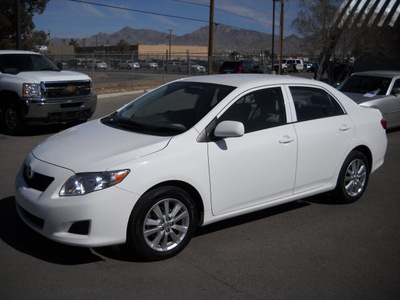 toyota corolla 2010 white sedan gasoline 4 cylinders front wheel drive automatic 79925