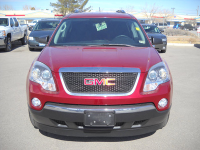 gmc acadia 2009 red suv sle gasoline 6 cylinders front wheel drive automatic 79925