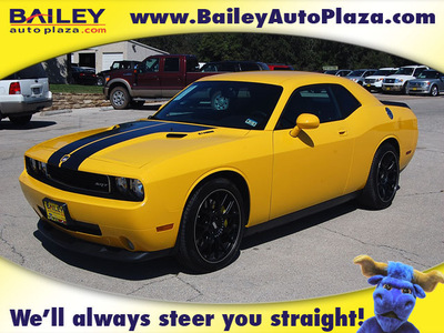 dodge challenger 2010 yellow coupe srt8 super charged gasoline 8 cylinders rear wheel drive 6 speed manual 76450