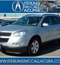 chevrolet traverse 2009 silver suv lt gasoline 6 cylinders front wheel drive automatic with overdrive 77074