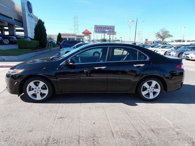 acura tsx 2010 black sedan gasoline 4 cylinders front wheel drive automatic with overdrive 77074