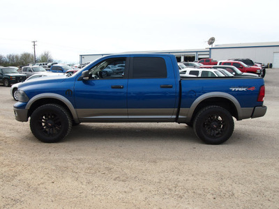 dodge ram 1500 2009 blue trx4 off road gasoline 8 cylinders 4 wheel drive automatic 78064