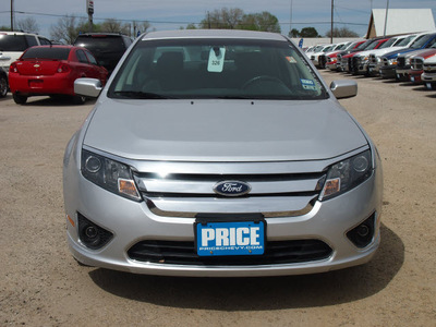 ford fusion 2011 silver sedan sel gasoline 4 cylinders front wheel drive automatic 78064