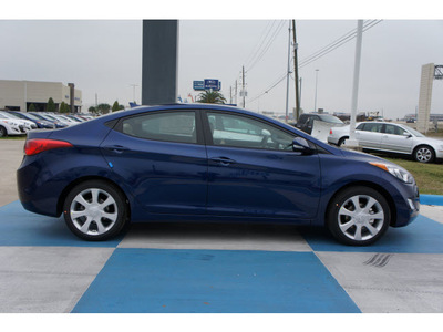 hyundai elantra 2013 blue sedan limited gasoline 4 cylinders front wheel drive automatic 77094