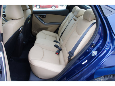 hyundai elantra 2013 blue sedan limited gasoline 4 cylinders front wheel drive automatic 77094