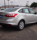 ford focus 2012 silver sedan se flex fuel 4 cylinders front wheel drive automatic 78861