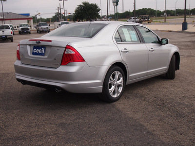 ford fusion 2012 silver sedan se flex fuel 6 cylinders front wheel drive automatic 78861