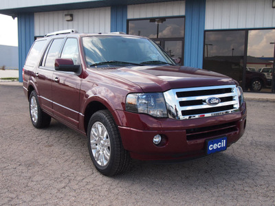 ford expedition 2012 red suv limited flex fuel 8 cylinders 2 wheel drive automatic 78861