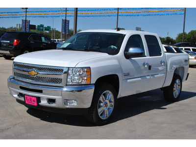 chevrolet silverado 1500 2013 white lt flex fuel 8 cylinders 4 wheel drive automatic 78130