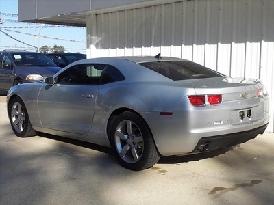 chevrolet camaro 2011 silver coupe lt gasoline 6 cylinders rear wheel drive manual 75964