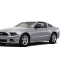 ford mustang 2014 silver coupe gasoline 6 cylinders rear wheel drive not specified 77338