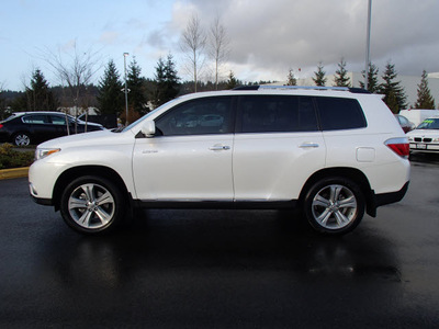 toyota highlander 2012 white suv limited gasoline 6 cylinders front wheel drive automatic 98371