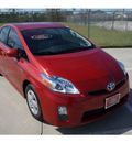 toyota prius 2010 red i hybrid 4 cylinders front wheel drive automatic 77338