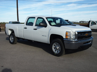 chevrolet silverado 2500hd 2013 white work truck gasoline 8 cylinders 2 wheel drive automatic 78009