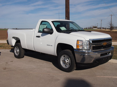 chevrolet silverado 2500hd 2013 white work truck gasoline 8 cylinders 2 wheel drive automatic 78009