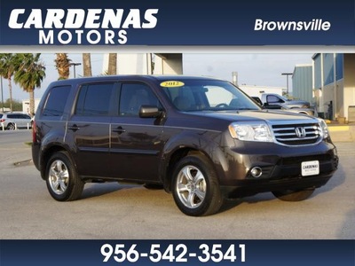 honda pilot 2012 brown suv ex gasoline 6 cylinders front wheel drive automatic 78521