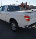 ford f 150 2013 white lariat flex fuel 8 cylinders 2 wheel drive automatic 77074