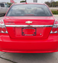 chevrolet aveo 2008 red sedan ls gasoline 4 cylinders front wheel drive automatic 78130