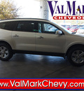chevrolet traverse 2013 white lt gasoline 6 cylinders front wheel drive automatic 78130