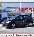 nissan versa 2010 black hatchback 1 8 sl gasoline 4 cylinders front wheel drive automatic 79119