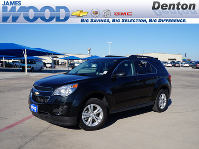 chevrolet equinox 2013 black suv lt gasoline 4 cylinders front wheel drive automatic 76206