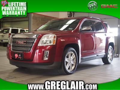 gmc terrain 2010 red suv slt 2 gasoline 4 cylinders front wheel drive automatic 79015