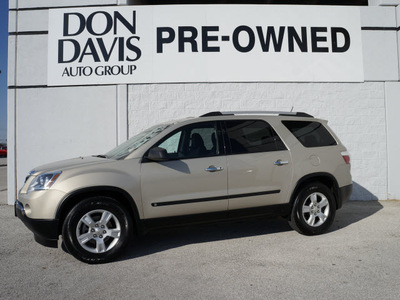 gmc acadia 2010 gold suv sl gasoline 6 cylinders front wheel drive automatic 76011