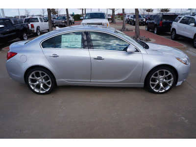 buick regal 2013 quicksilve sedan gs gasoline 4 cylinders front wheel drive automatic 76018