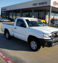 toyota tacoma 2012 white gasoline 4 cylinders 2 wheel drive automatic 76116