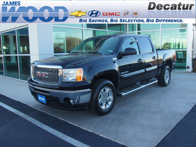 gmc sierra 1500 2010 black slt flex fuel 8 cylinders 4 wheel drive 6 speed automatic 76234