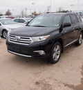 toyota highlander 2013 black suv limited gasoline 6 cylinders front wheel drive automatic 76116