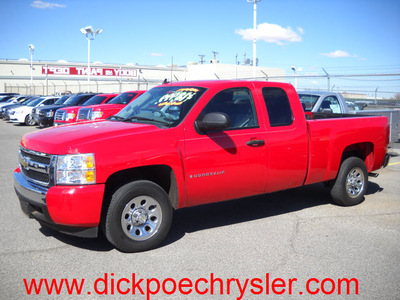 chevrolet silverado 1500 2008 red pickup truck gasoline 6 cylinders 2 wheel drive automatic 79925