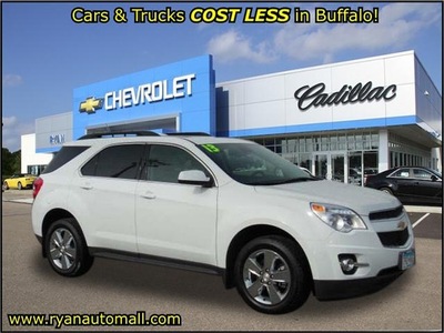 chevrolet equinox 2013 white suv lt gasoline 4 cylinders front wheel drive automatic 55313