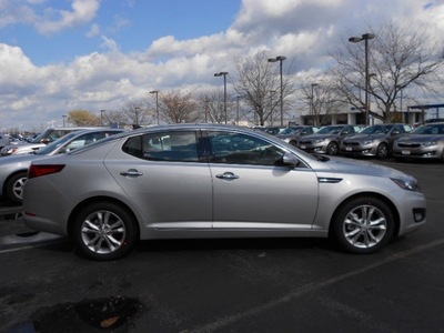 kia optima 2013 silver sedan ex gasoline 4 cylinders front wheel drive 6 speed automatic 43228