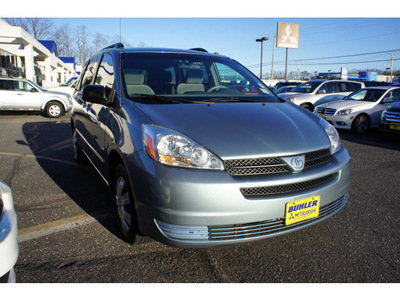 toyota sienna 2005 blue mirage van le 7 passenger gasoline 6 cylinders front wheel drive automatic 07724