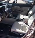 honda civic 2013 gray sedan lx gasoline 4 cylinders front wheel drive 5 speed automatic 77065