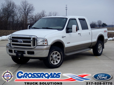 ford f 350 super duty 2006 white lariat king ranch diesel 8 cylinders 4 wheel drive automatic 62708