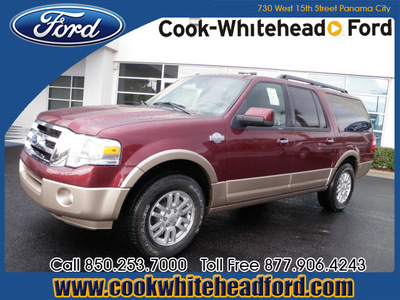 ford expedition el 2012 brown suv king ranch flex fuel 8 cylinders 2 wheel drive automatic with overdrive 32401