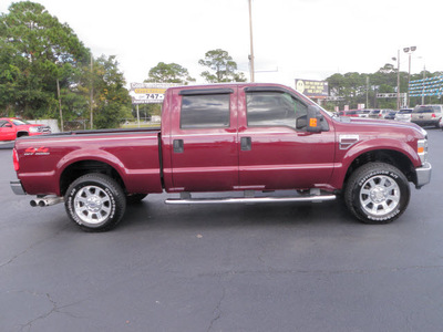 ford f 250 super duty 2008 red lariat diesel 8 cylinders 4 wheel drive automatic with overdrive 32401