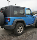 jeep wrangler 2010 lt  blue suv sport gasoline 6 cylinders 4 wheel drive 6 speed manual 08812