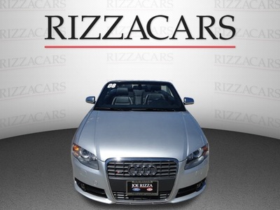 audi s4 2008 silver quattro cabriolet awd gasoline 8 cylinders all whee drive automatic with overdrive 60546