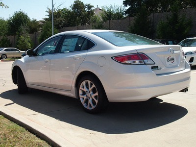 mazda mazda6 2013 white sedan i touring plus gasoline 4 cylinders front wheel drive automatic 76210