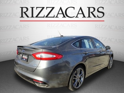 ford fusion 2013 gray sedan titanium gasoline 4 cylinders front wheel drive automatic with overdrive 60546