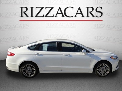 ford fusion 2013 white sedan titanium gasoline 4 cylinders front wheel drive automatic with overdrive 60546