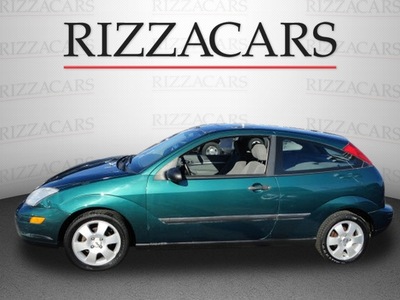 ford focus 2001 dk  green hatchback zx3 gasoline 4 cylinders front wheel drive automatic with overdrive 60546