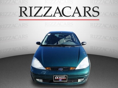 ford focus 2001 dk  green hatchback zx3 gasoline 4 cylinders front wheel drive automatic with overdrive 60546