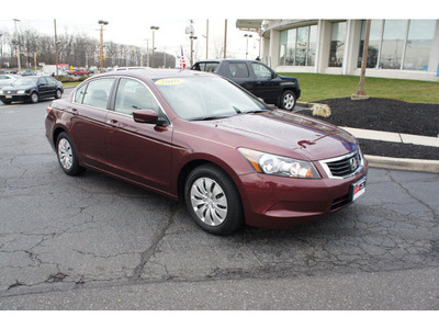 honda accord 2010 basque red sedan lx gasoline 4 cylinders front wheel drive automatic 07724