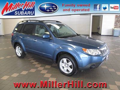 subaru forester 2010 blue wagon 2 5x premium gasoline 4 cylinders all whee drive 5 speed manual 55811