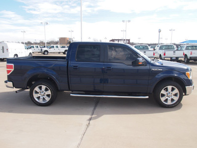 ford f 150 2010 dk  blue lariat flex fuel 8 cylinders 2 wheel drive automatic 76108